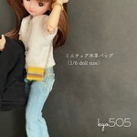 1/6 doll size本革マイクロバッグ　ニッキー