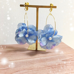 グラデflowerイヤリング