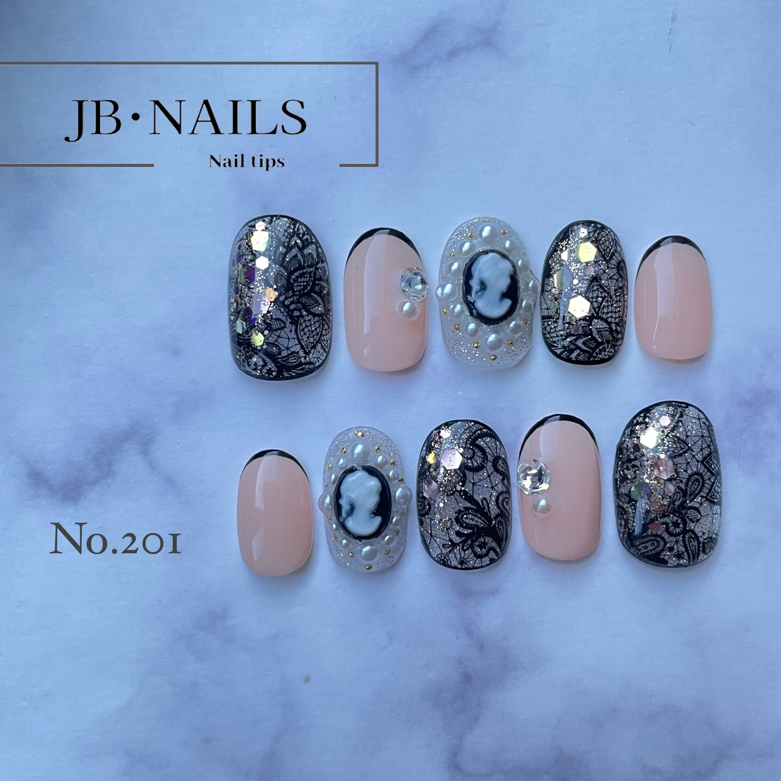 千尋ページ ネイルチップ FASHION NAIL XZF-002 ネイルチップ スクエア ミディアム