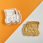 【クッキー型】汽車のクッキー型　乗り物
