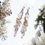 【3/22.21時販売】✧狐の嫁入りと桜が舞い散るピアス/イヤリング✧