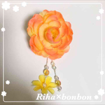   ♡浴衣用  お花の髪飾り♡お子様に♡