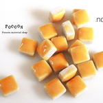 mini mosaic 5mm 【no.28 yellow orange】セラミックタイル 30個