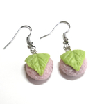 もちもち！桜餅ピアス 道明寺