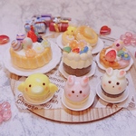 ＊再販＊  ✨🐣イースター🐣✨ ミニチュアスイーツ　イースターver.⑥　7点　ミニチュアパン