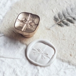 再販⭐︎20mm プレゼント シーリングスタンプ ヘッド 十字リボン