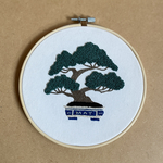 刺繍フレーム　盆栽