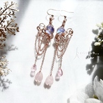 【3/22.21時販売】✧ゆめうつつのお花見ピアス/イヤリング✧
