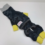 オーダー犬服 カモフラ パイルロンパース  スチールブルー