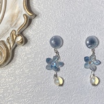 群青花の雫 イヤリング/ピアス