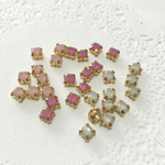 プリンセスmix♡ビジュー【石座付き】樹脂製オパールカラー　ストーン