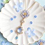 💙コラボ作品💙睡蓮石のネックレス-幸せの導(みち)しるべ-