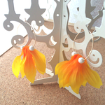 花びらのフープピアス♡ひまわり♡