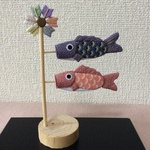 ちりめん細工：こいのぼり(1)
