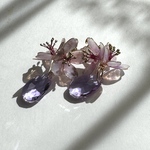 てづバ後夜祭♪【3/24 21時〜販売】桜のピアス／イヤリング