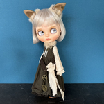 《SALE》キツネ耳スチパンワンピセット　ブライスアウトフィット