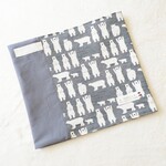 sayarush様オーダー*しろくま×グレーの座布団カバー
