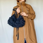 shirring bag (black)