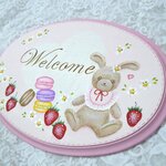 ご予約品❤ベビーうさぎのウェルカムプレート（送料込み）