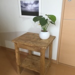 ⌘天然仕上げ⌘【無垢材】サイドテーブル  コーヒーテーブル  飾り棚