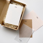 ★【名入れ・選べる】ミニ便箋＊100枚　|   メッセージカード 手紙 レター ミニレター