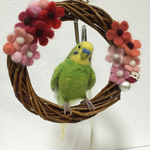 ※専用ページです※wharusei様のセキセイインコちゃんのリース♪