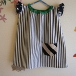 袖なしフリルスモック