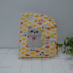 ★★★　オーダー作品　L型ポーチ　パッチワーク【にゃんこ︰にゃんこ＆お魚】★★★