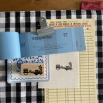 Ｙ57　机の上の雑貨　 /ラバースタンプ/スタンプ/くぼみの木/kubominoki
