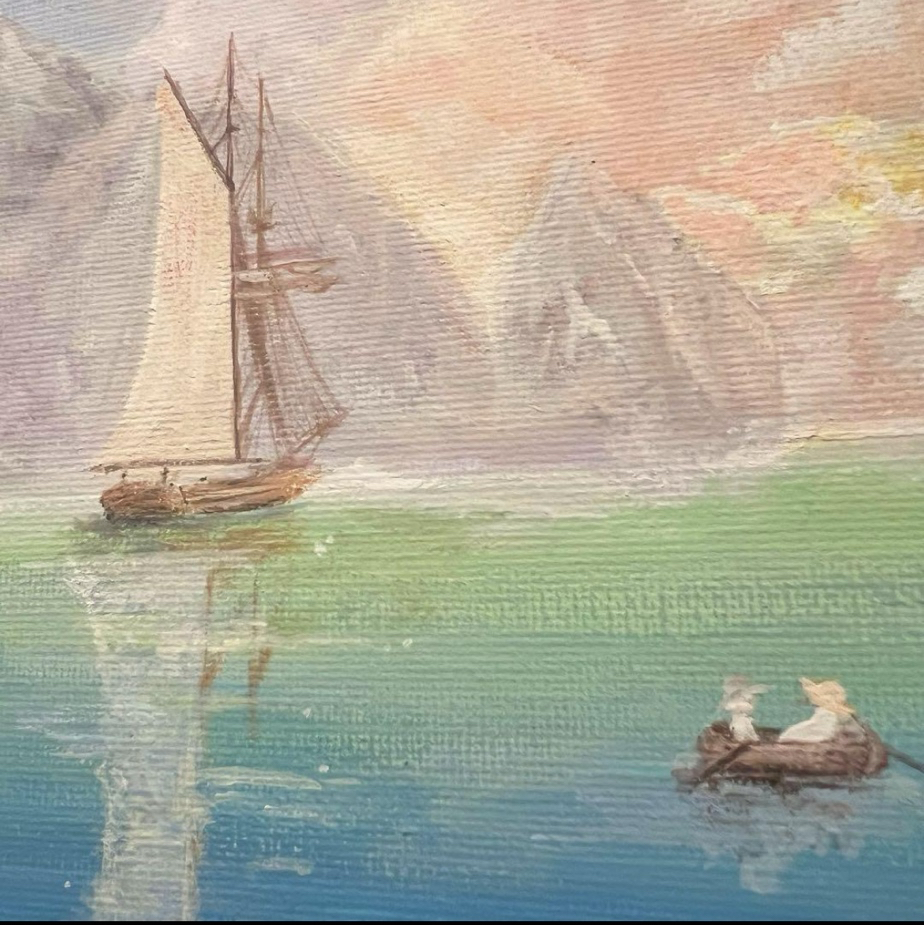 諸磯湾のヨット風景 (水彩画 額装済み) 楽天市場】風水 絵画 玄関 おすすめ 開運 金運 インテリア