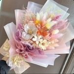 にじいろ夢Flower♡プリザーブドフラワー/ドライフラワー花束*･゜ﾟ･*:.｡..｡.:*･♡Ｌサイズ