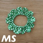 猫首輪《MS》ポルカドット アップルグリーン