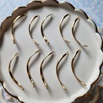 #36　10本　18KGP　ツイストチャーム