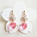 恋桜の耳飾り〜桃〜