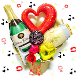  お誕生日＊お祝いに♪シャンパン＊バルーンギフト＊送料無料