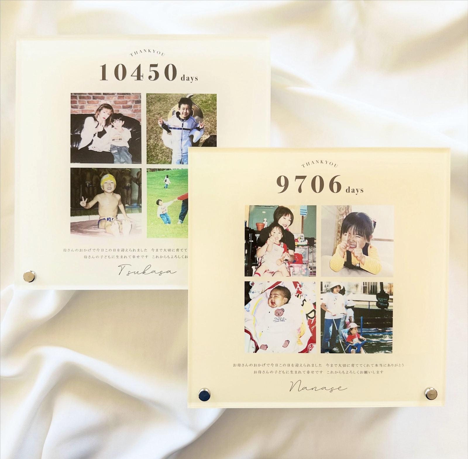 手作り 結婚 式 感謝 状 結婚式 オーダーメイド 記念日カード 両親への 