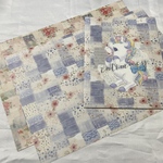 【D-78】デザインペーパー　Patchwork paper２