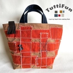 tuttifun＊check pattern bag 