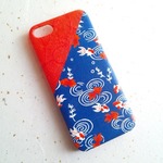 《受注製作》Wacon友禅和紙 iPhone(5/5s)ハードカバー［金魚］