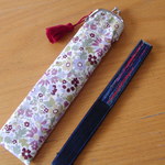 オトナ女子の扇子入れ（花柄）
