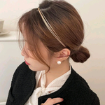ゴールド★華奢ワイヤー カチューシャ 簡単ヘアアレンジ♪シンプル 大人 髪飾り 韓国ファッション
