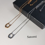 オールサージカル馬蹄ネックレス（ゴールド、シルバー）／金属アレルギー対応