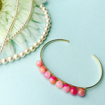 pink stone bangle