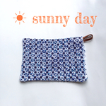 1点もの♡刺し子鍋敷き