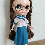 【再販】ブライス＆リカちゃんのセーラー服風ジャケット・ワンピースのセット