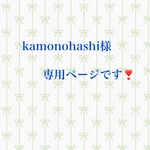 kamonohashi様専用ページです❣️