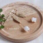 14ｋｇｆ＊可憐なスズランの花のピアス＊イヤリングに変更可能＊