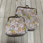 ＊SALE＊【minetto flower】がま口ポーチ２個セット