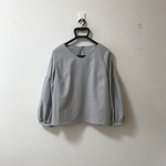 値下げ　ブラウス　グレー