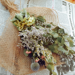ハーブとお花のスワッグ